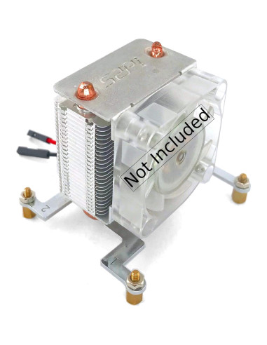 Kit de Caja Zebra Ice Cube C4Labs para Raspberry Pi 3B/4B Azul