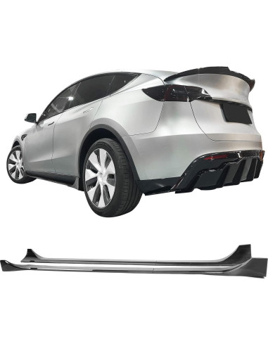 Faldones Laterales IKON MOTORSPORTS para Tesla Model Y 2020-2024