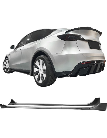 Faldones Laterales IKON MOTORSPORTS para Tesla Model Y 2020-2024