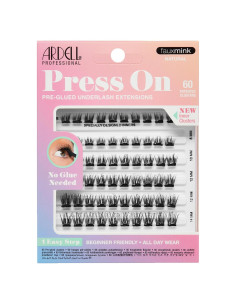 Pestañas Postizas Ardell Press On Faux Mink 60 Clústeres