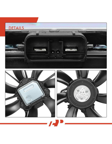 Ventilador de Refrigeración A-Premium para Toyota Corolla y Lexus UX200 2.0L