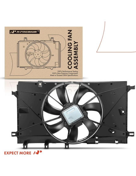 Ventilador de Refrigeración A-Premium para Toyota Corolla y Lexus UX200 2.0L