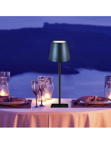 Lámpara de Mesa Inalámbrica LAYSHINEEN 5000mAh Táctil 3 Modos