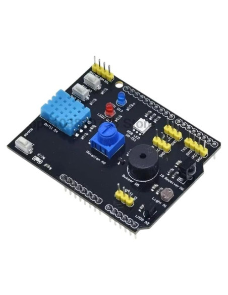 Tablero Sensor 9 en 1 DHT11 LM35 Temperatura Humedad LED RGB