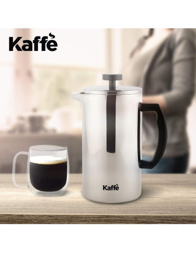 Prensa Francesa Kaffe Acero Inoxidable 0.8L Doble Pared