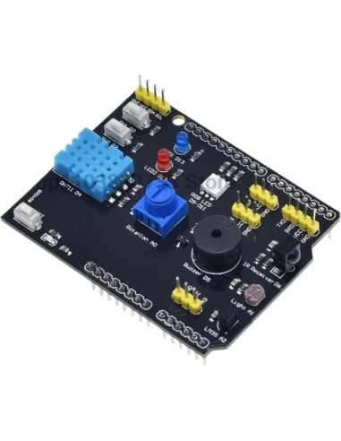 Tablero Sensor 9 en 1 DHT11 LM35 Temperatura Humedad LED RGB