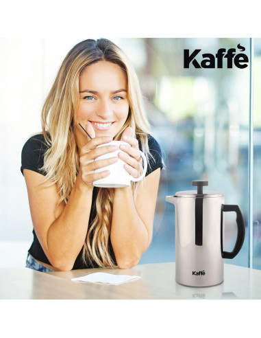 Prensa Francesa Kaffe Acero Inoxidable 0.8L Doble Pared