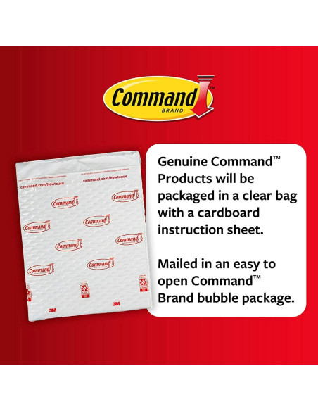 Conjunto de Decoración de Pared Command - Clips y Ganchos Transparentes