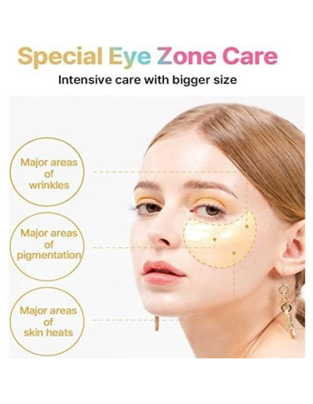 Parches de Gel Iluminadores KSECRET con Vitamina C - 60 Piezas