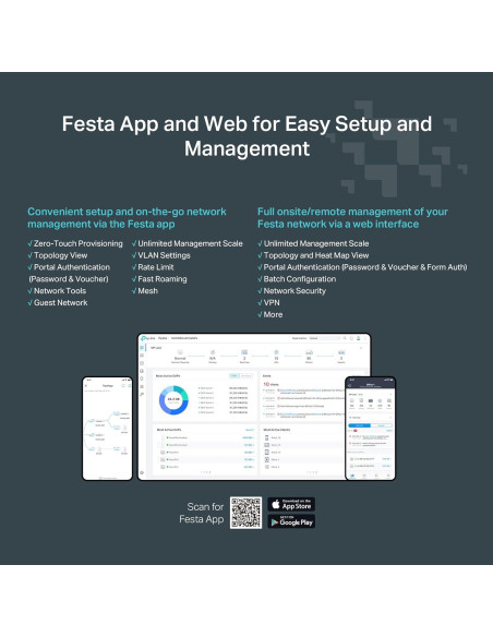 Punto de Acceso Inalámbrico TP-Link Festa F76 WiFi 7 11000 Mbps