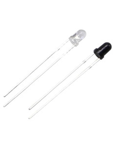 50 PARES LEDs Infrarrojos 3mm 940nm TREMTIMERETI - Alta Calidad