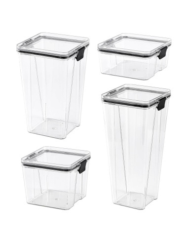 Juego de Contenedores de Almacenamiento de Alimentos 4Pcs ORUWVWURO