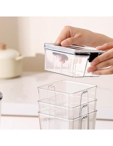 Juego de Contenedores de Almacenamiento de Alimentos 4Pcs ORUWVWURO