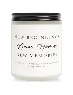 Vela Aromática de Vainilla Elequaint - Regalo Inauguración Casa