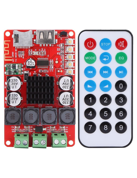 Amplificador de Audio Digital Bluetooth TPA3116 50W+50W
