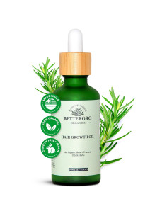 Aceite de Crecimiento Capilar Orgánico BetterGRO 50ml - Vegano
