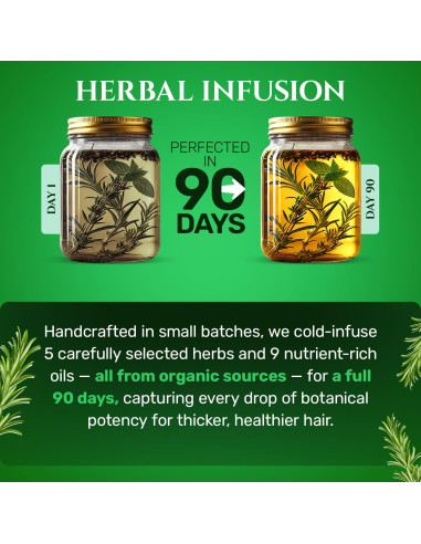 Aceite de Crecimiento Capilar Orgánico BetterGRO 50ml - Vegano