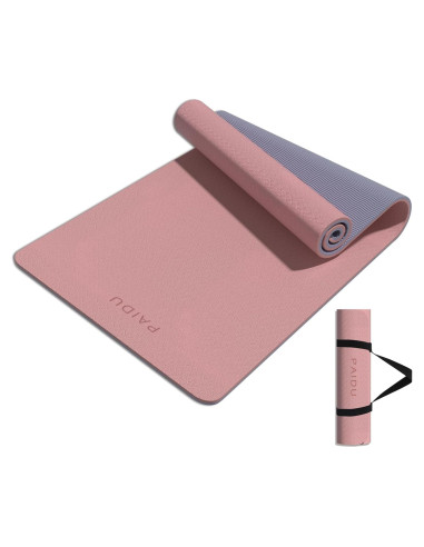 Alfombrilla de Yoga PAIDU 183x61cm 8mm Antideslizante TPE