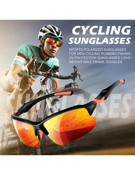 Pack 4 Gafas de Sol Polarizadas UV400 Unisex - Ligera y Cómoda