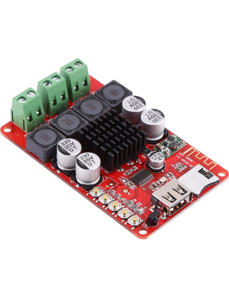 Amplificador de Audio Digital Bluetooth TPA3116 50W+50W