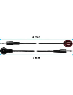 Cable Extensor IR MYPIN 1m Blaster y Receptor Infrarrojo 2