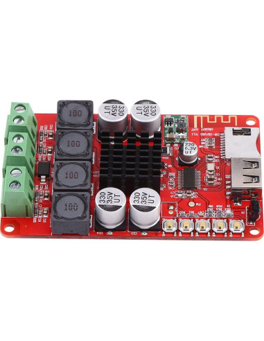 Amplificador de Audio Digital Bluetooth TPA3116 50W+50W