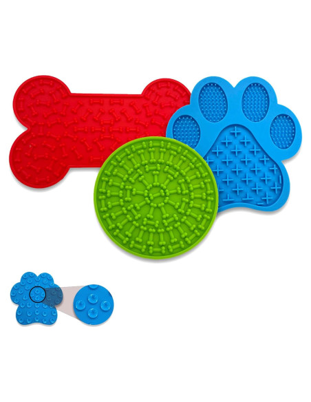 Alfombrilla de Lamer para Perros y Gatos ECOUR - 3 Formas
