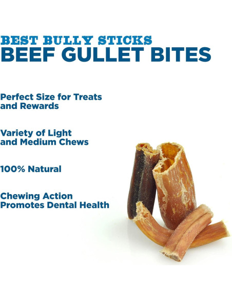 Bocados de Gullet para Perros Mejores Palos de Bully 0.68 kg