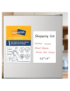 Pegatinas Borrables Adhesivas Vimiroo 30.48x20.32 cm (3 Hojas)