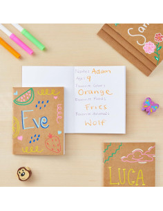 Paquete de 48 Cuadernos en Blanco Paper Junkie 10.8x14 cm 2