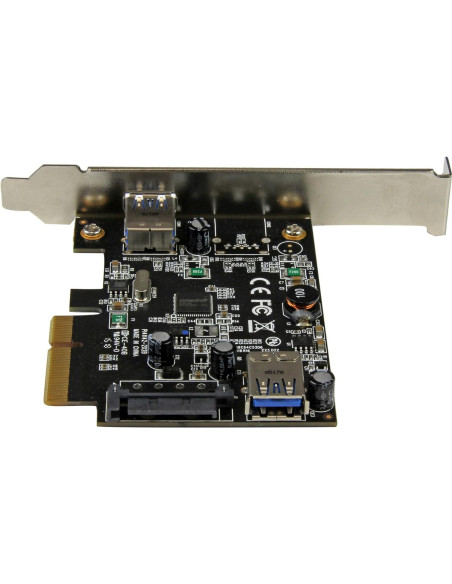 Tarjeta PCIe USB 3.1 StarTech 2 Puertos 10Gbps USB-A