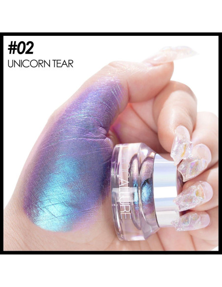 Sombra de Ojos Cremosa FOCALLURE Chameleon 32g Lágrima de Unicornio