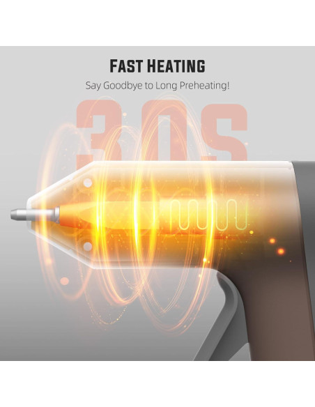 Pistola de Pegamento Caliente Inalámbrica Katerk 2500mAh