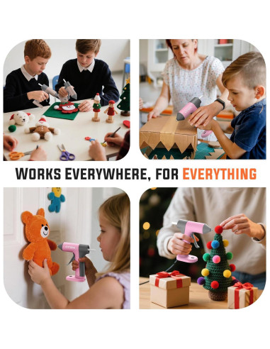 Pistola de Pegamento Caliente Inalámbrica Katerk 2500mAh