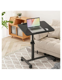 Mesa de Laptop Ajustable LINGMI con Ruedas 5.44 kg