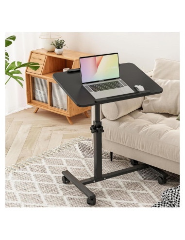 Mesa de Laptop Ajustable LINGMI con Ruedas 5.44 kg