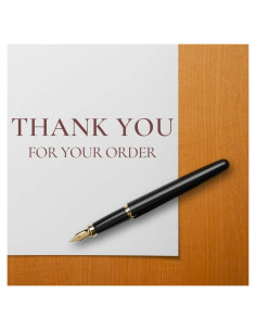 Sello de Agradecimiento Autoinking Acorn 1.9 x 4.4 cm Slim