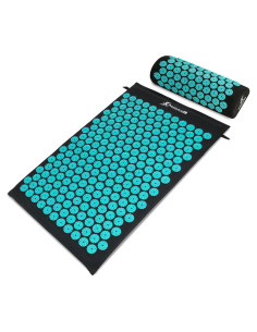 ProsourceFit Esteras y Almohadas de Acupresión - Verde/Blanco