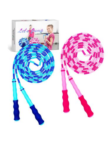 Cuerda de Saltar Ajustable SIERLIKY para Niños y Adultos