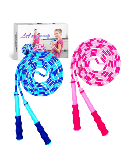 Cuerda de Saltar Ajustable SIERLIKY para Niños y Adultos