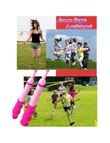 Cuerda de Saltar Ajustable SIERLIKY para Niños y Adultos