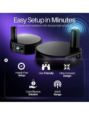 Kit Repetidor IR Inalámbrico TNP - Extensor Control Remoto 200m