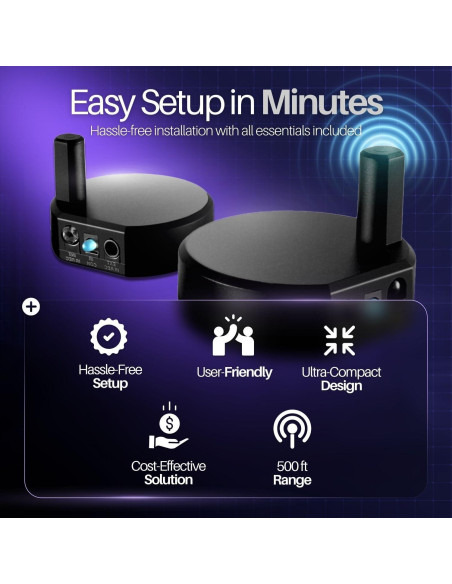 Kit Repetidor IR Inalámbrico TNP - Extensor Control Remoto 200m