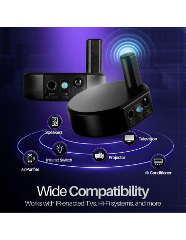 Kit Repetidor IR Inalámbrico TNP - Extensor Control Remoto 200m