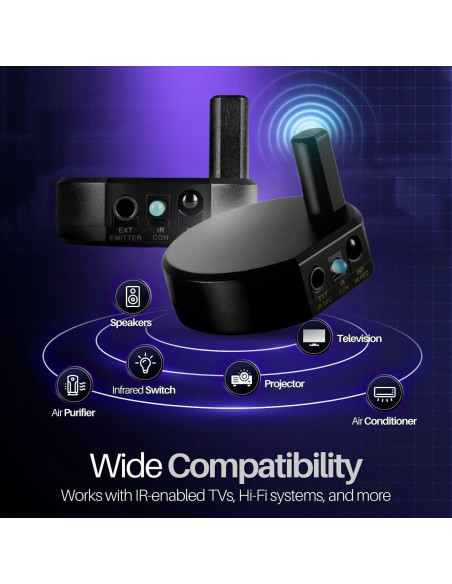 Kit Repetidor IR Inalámbrico TNP - Extensor Control Remoto 200m