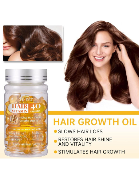 40 Cápsulas de Suero para el Cabello Facekaot - Hidratación y Brillo