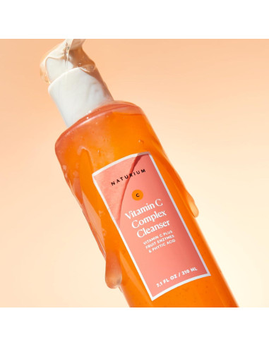 Limpiador Facial Gel Espumoso Naturium Vitamina C 200 g