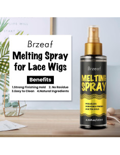 Spray Derretidor de Encaje Brzeaf 120ml - Fijación Extrema 2
