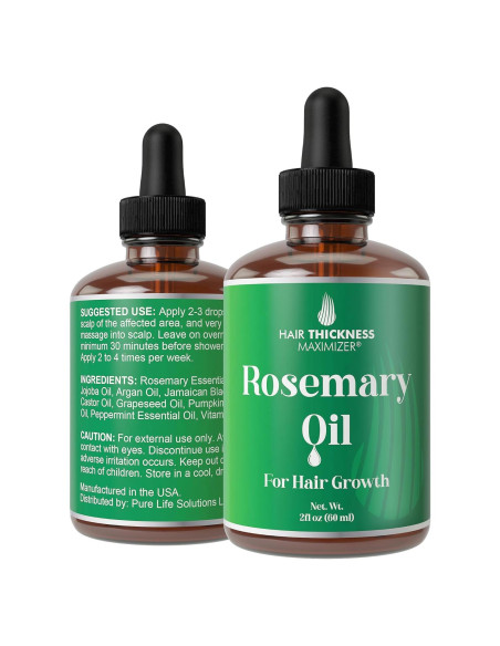 Aceite de Romero Hair Thickness Maximizer 60ml - Crecimiento Cabello Aceite de Romero Hair Thickness Maximizer 60ml - Crecimiento Cabello