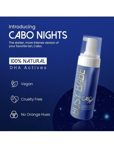 Autobronceador Mousse Cabo Nights Busy Babe 204 g - Bronceado Profundo
